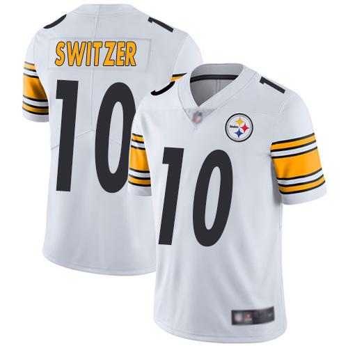Men Pittsburgh Steelers Football #10 Limited White Ryan Switzer Road Vapor Untouchable Nike NFL Jersey